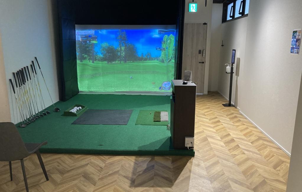 LAHAGOLF24 鶴間店の個室ブース