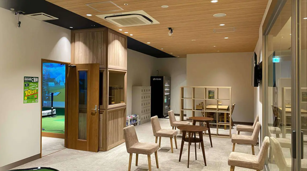 ZEN GOLF RANGE プレミアヨコハマ センター北店のラウンジ