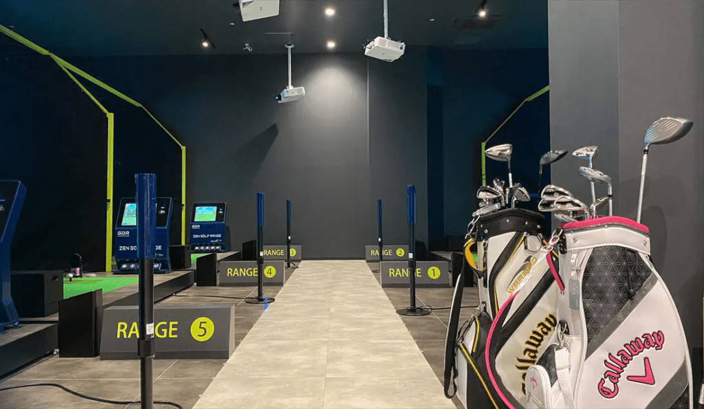 ZEN GOLF RANGE モラージュ柏店の打席