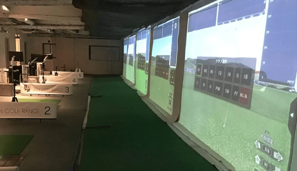 ZEN GOLF RANGE 神楽坂店の打席